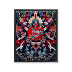 LOVE - Night Framed Canvas Print Gallery Image 6