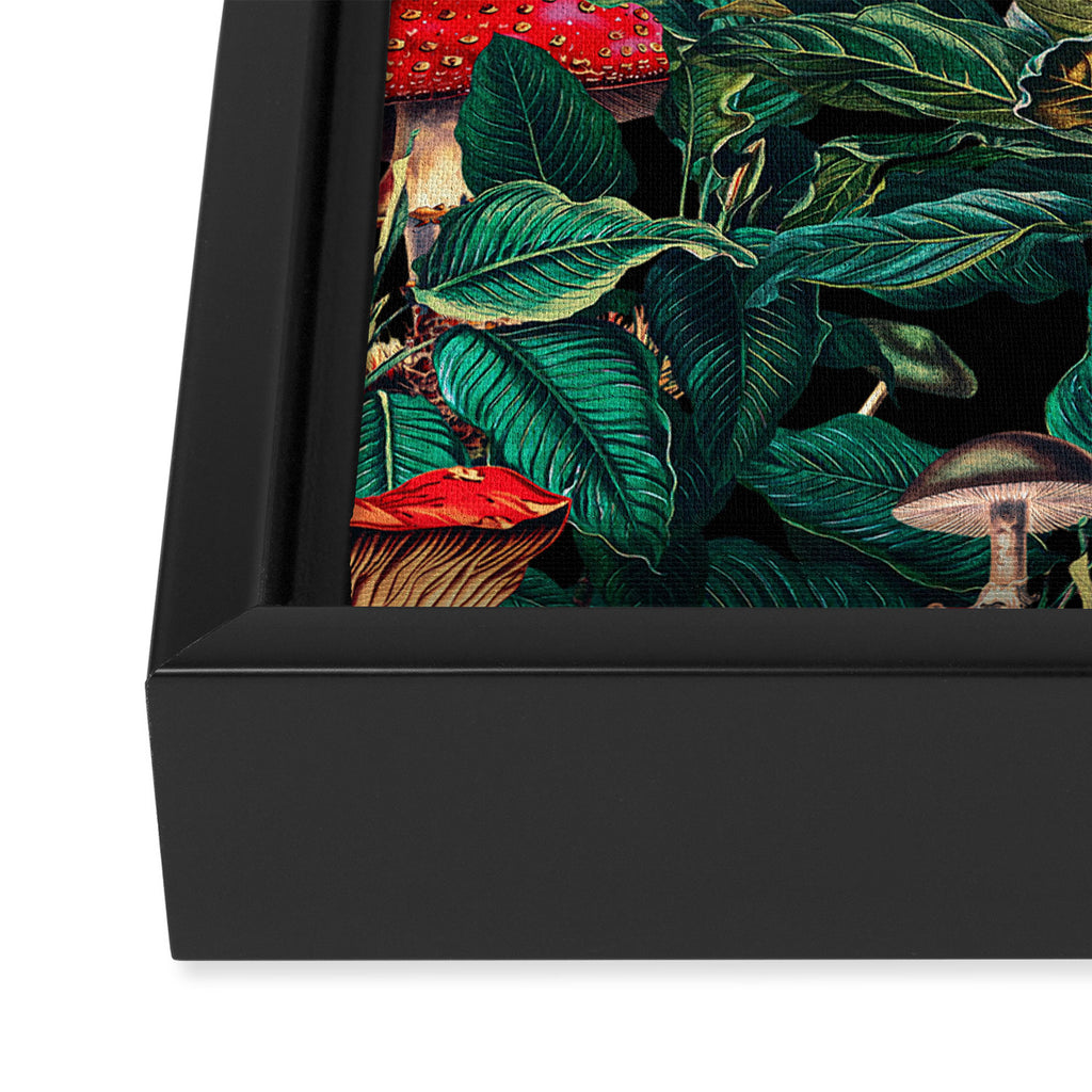 Magic Mushrooms Framed Canvas Print Gallery Image 3