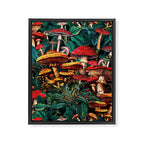 Magic Mushrooms Framed Canvas Print Gallery Image 6