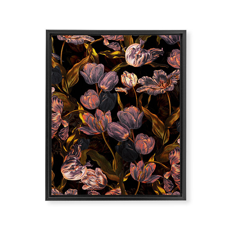 Magic Tulips Pattern II Framed Canvas Print Gallery Image 6