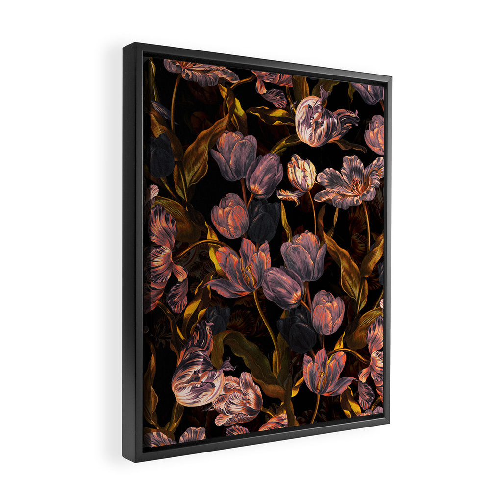 Magic Tulips Pattern II Framed Canvas Print Gallery Image 2