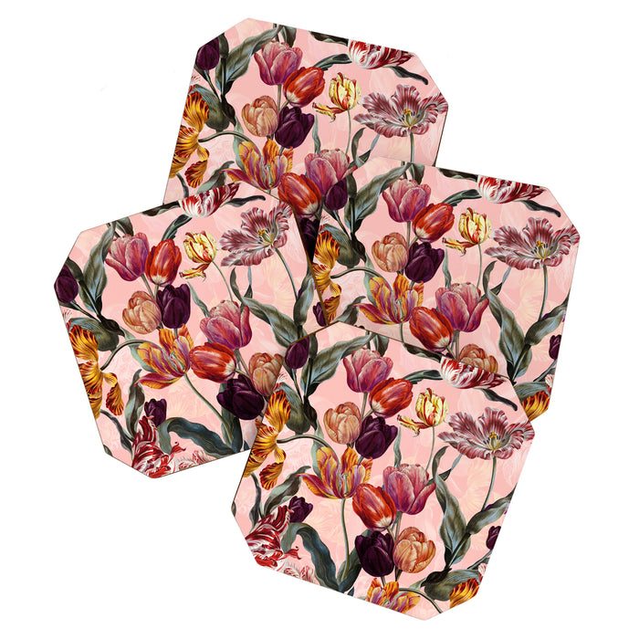 Magic Tulips Pattern III Coaster Gallery Image 1