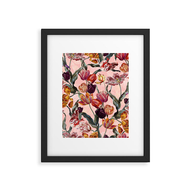 Magic Tulips Pattern III Framed Art Print Gallery Image 5