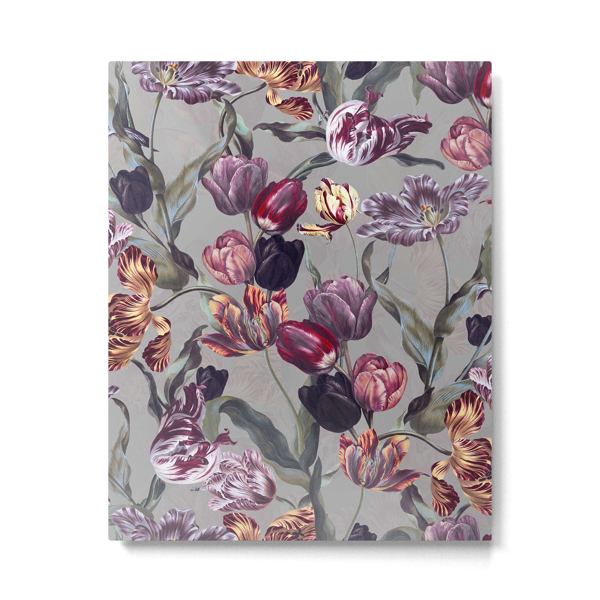 Magic Tulips Pattern Metal Print Gallery Image 4