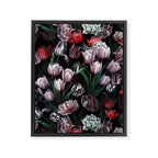 Magic Tulips Pattern VI Framed Canvas Print Gallery Image 6
