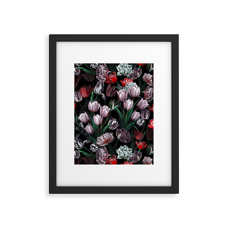 Magic Tulips Pattern VI Framed Art Print Gallery Image 5
