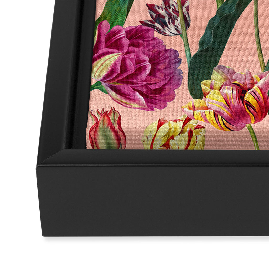 Magic Tulips Pattern VII Framed Canvas Print Gallery Image 3
