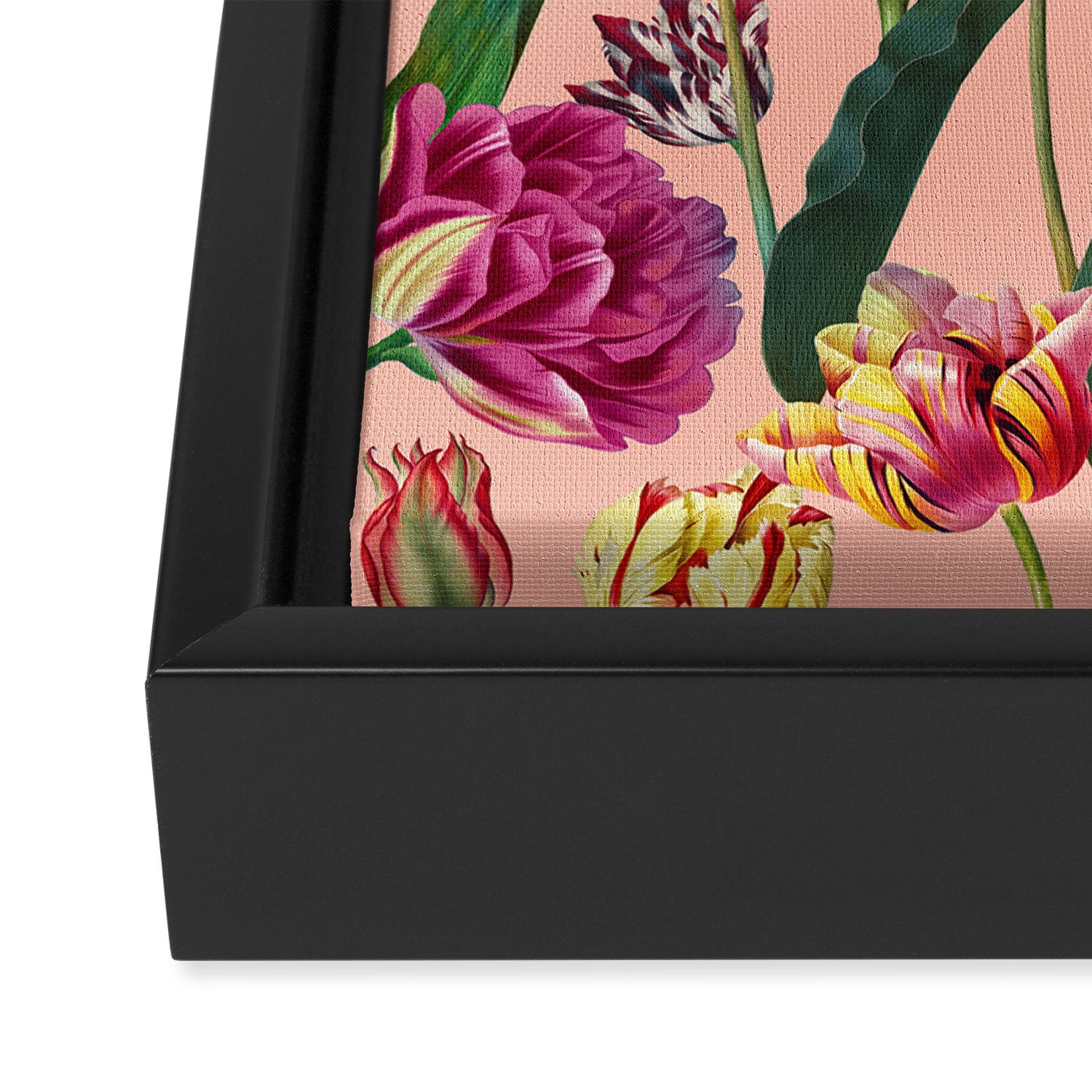 Magic Tulips Pattern VII Framed Canvas Print Gallery Image 3