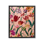 Magic Tulips Pattern VII Framed Canvas Print Gallery Image 6