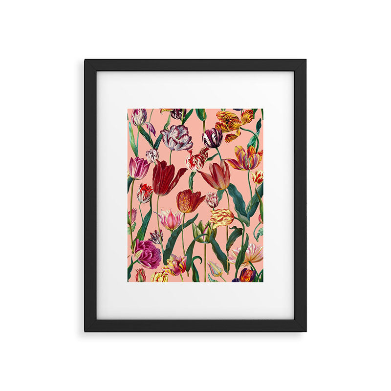 Magic Tulips Pattern VII Framed Art Print Gallery Image 5