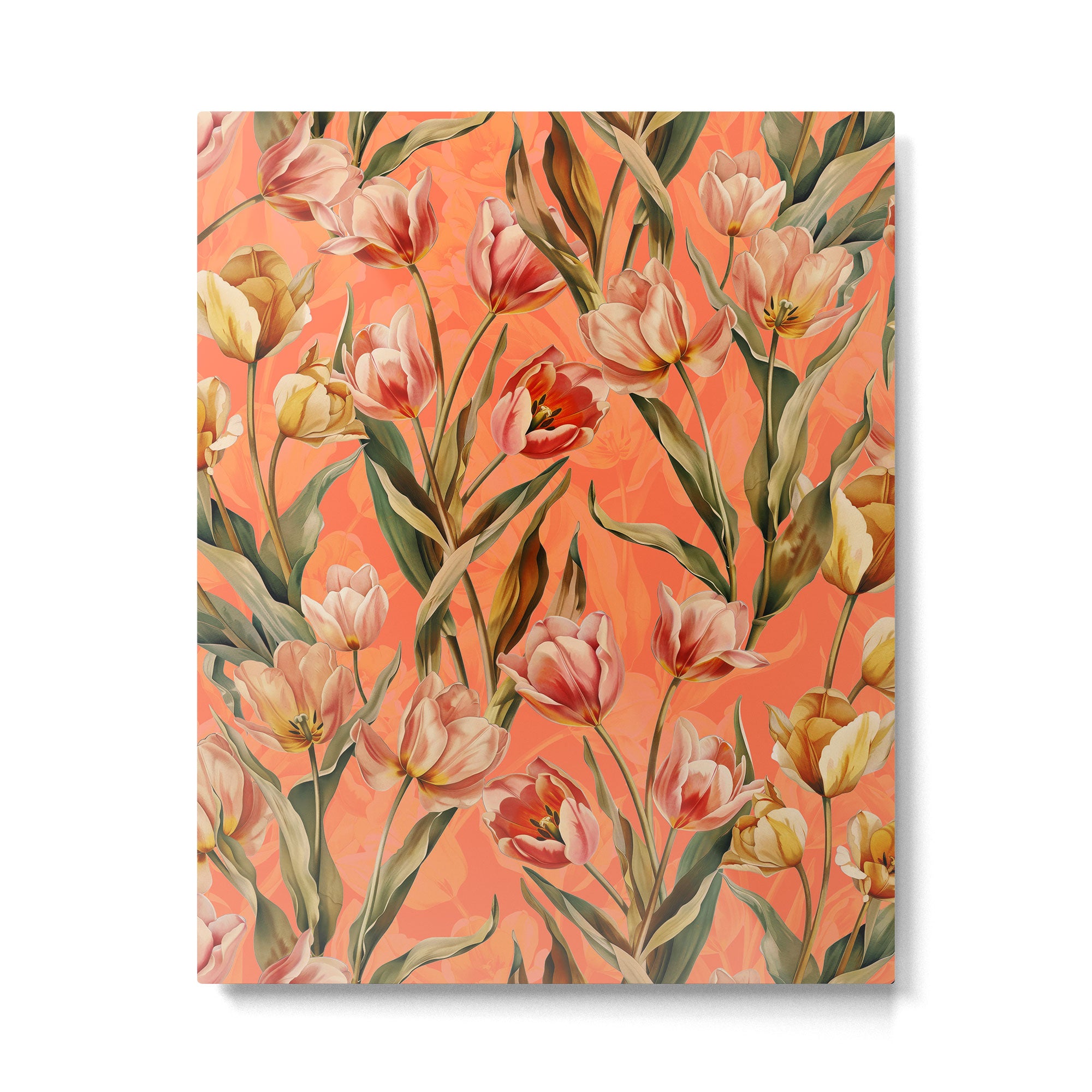 Magic Tulips Pattern VIII Metal Print Gallery Image 4