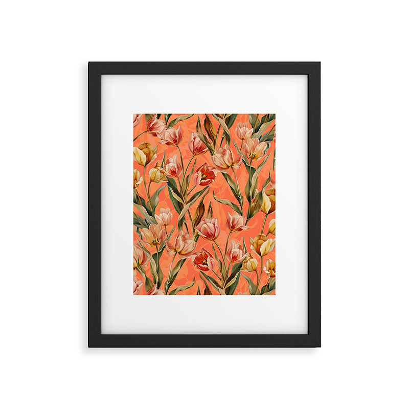 Magic Tulips Pattern VIII Framed Art Print Gallery Image 5