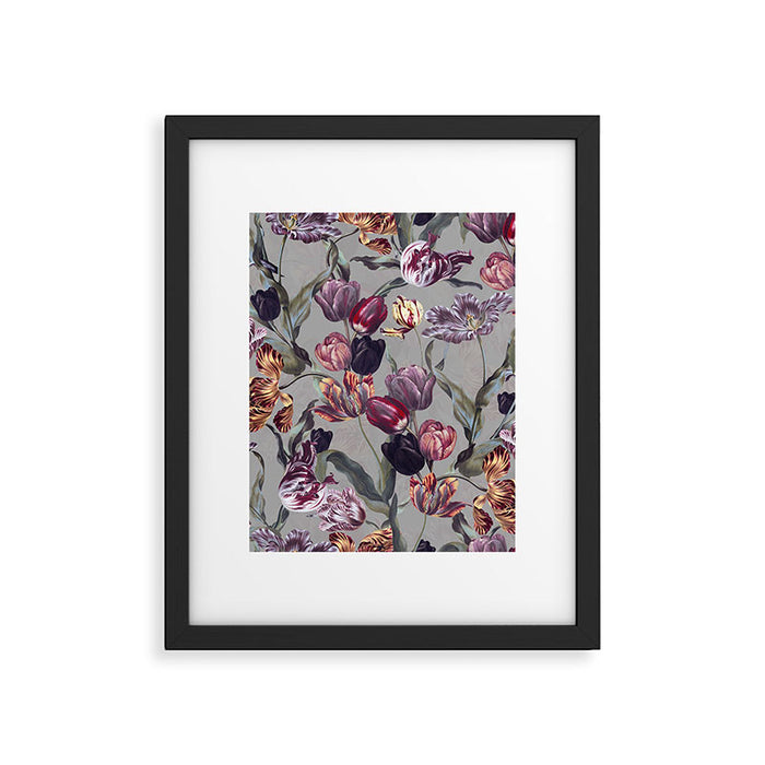 Magic Tulips Pattern Framed Art Print Gallery Image 1