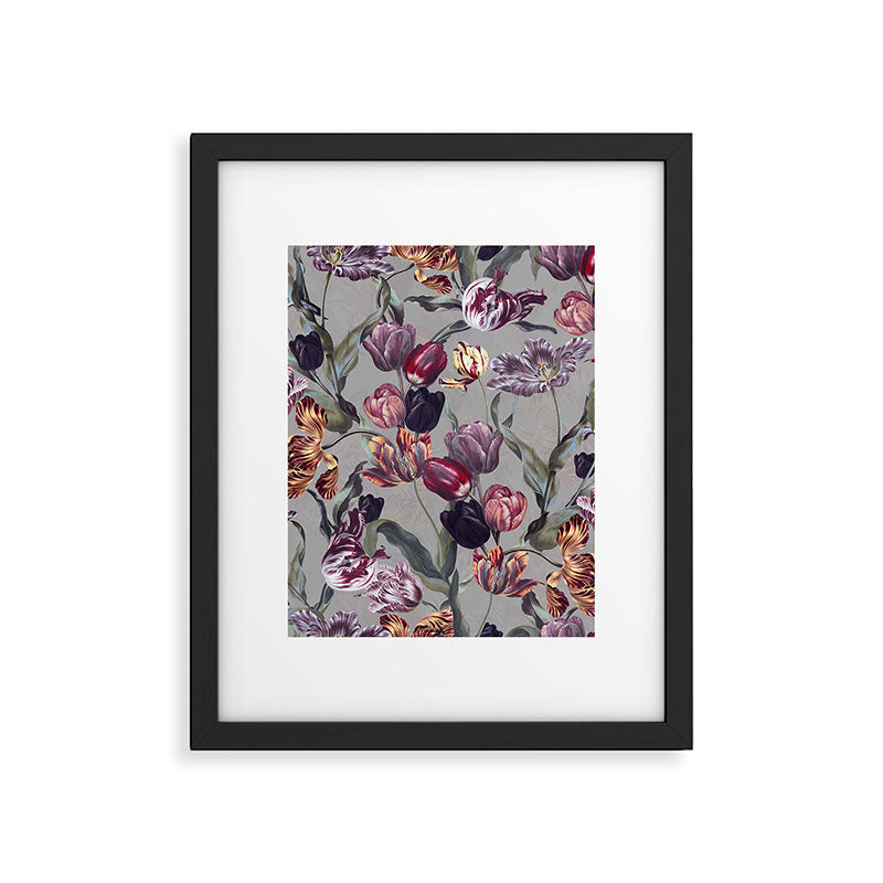 Magic Tulips Pattern Framed Art Print Gallery Image 5