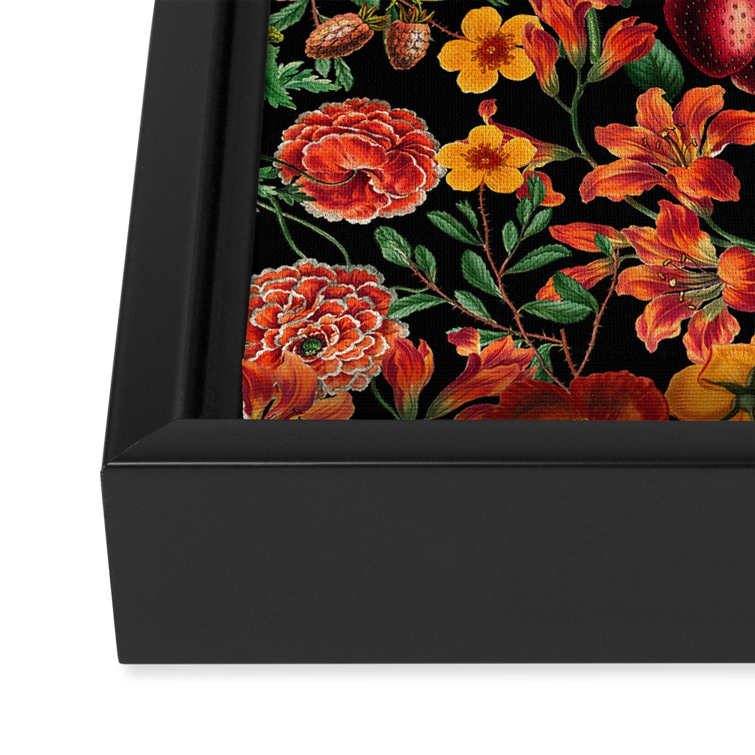 Magical Garden Night Framed Canvas Print Gallery Image 3