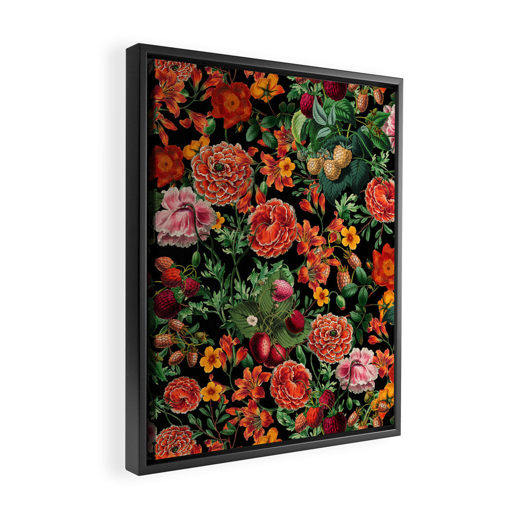 Magical Garden Night Framed Canvas Print Gallery Image 2