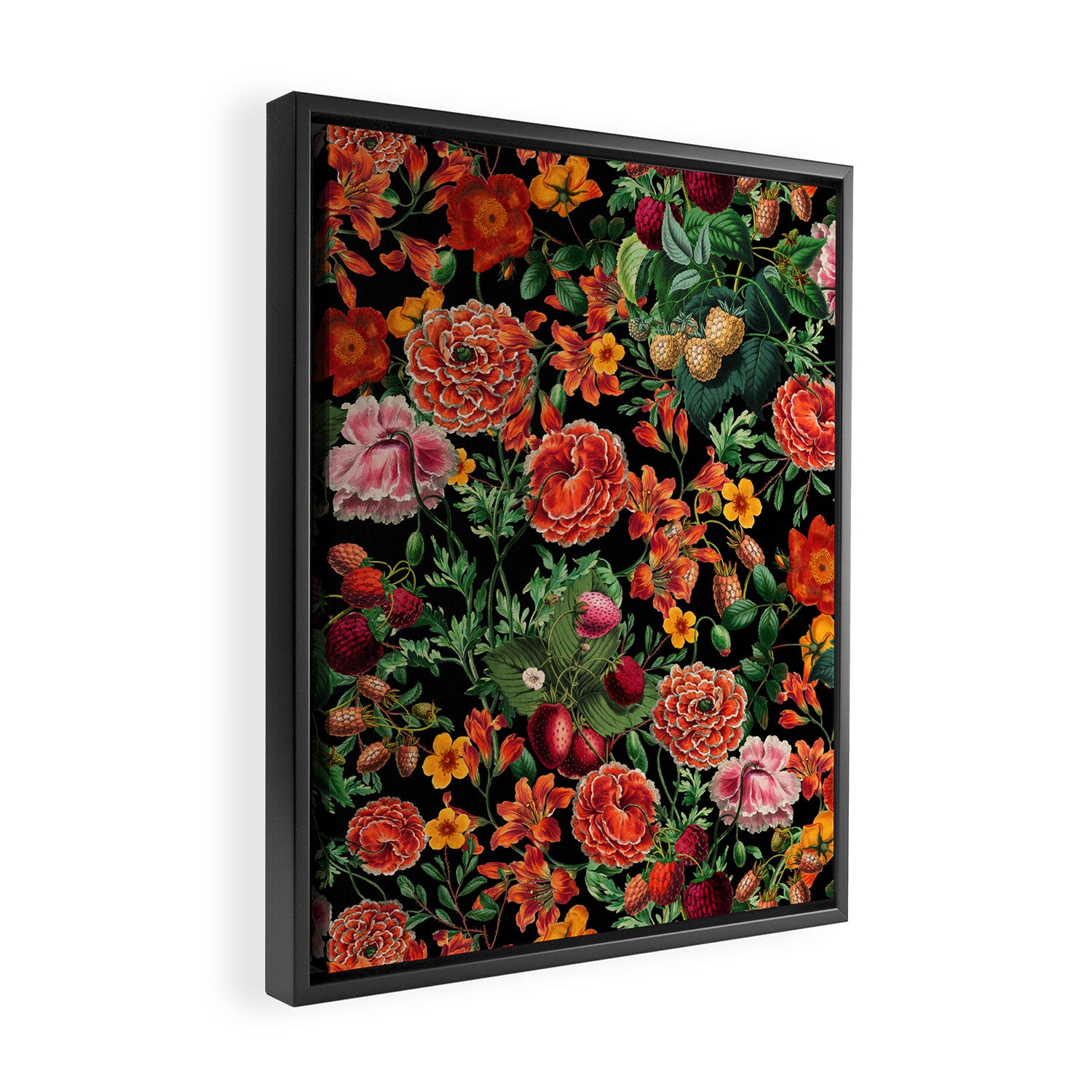 Magical Garden Night Framed Canvas Print Gallery Image 2