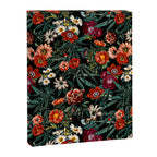 Marijuana and Floral Pattern Canvas Print Gallery Image 6