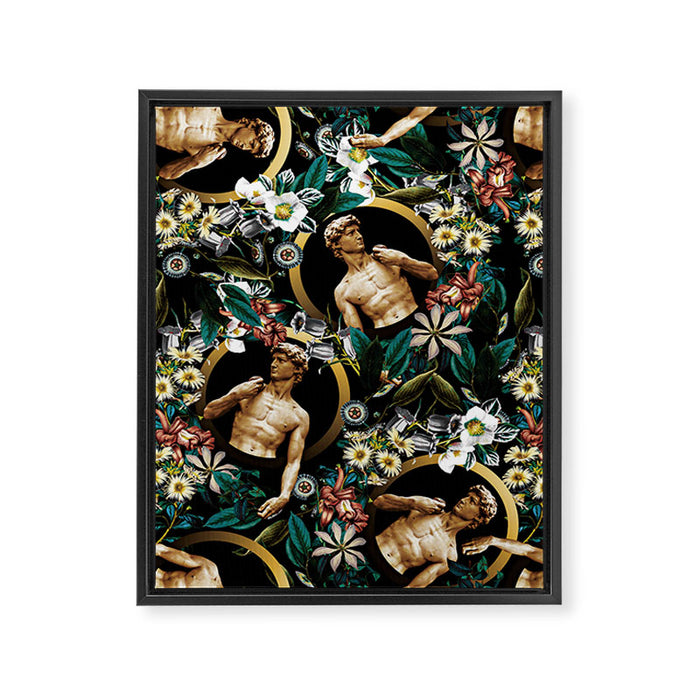 Michelangelo Buonarroti - David Framed Canvas Print Gallery Image 1