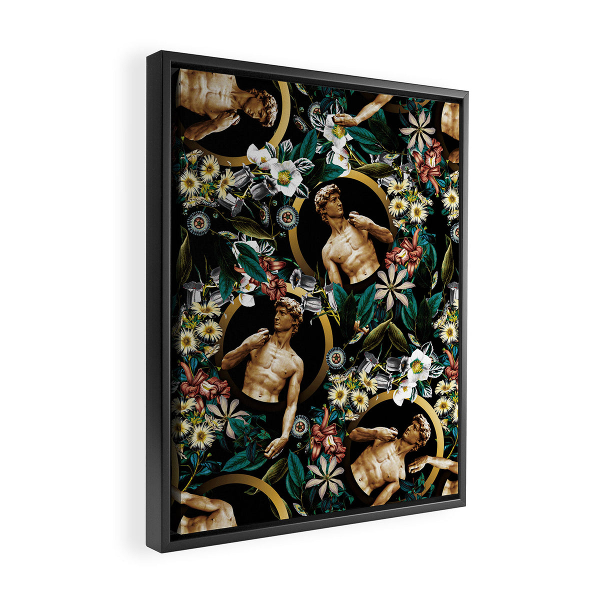 Michelangelo Buonarroti - David Framed Canvas Print Gallery Image 2