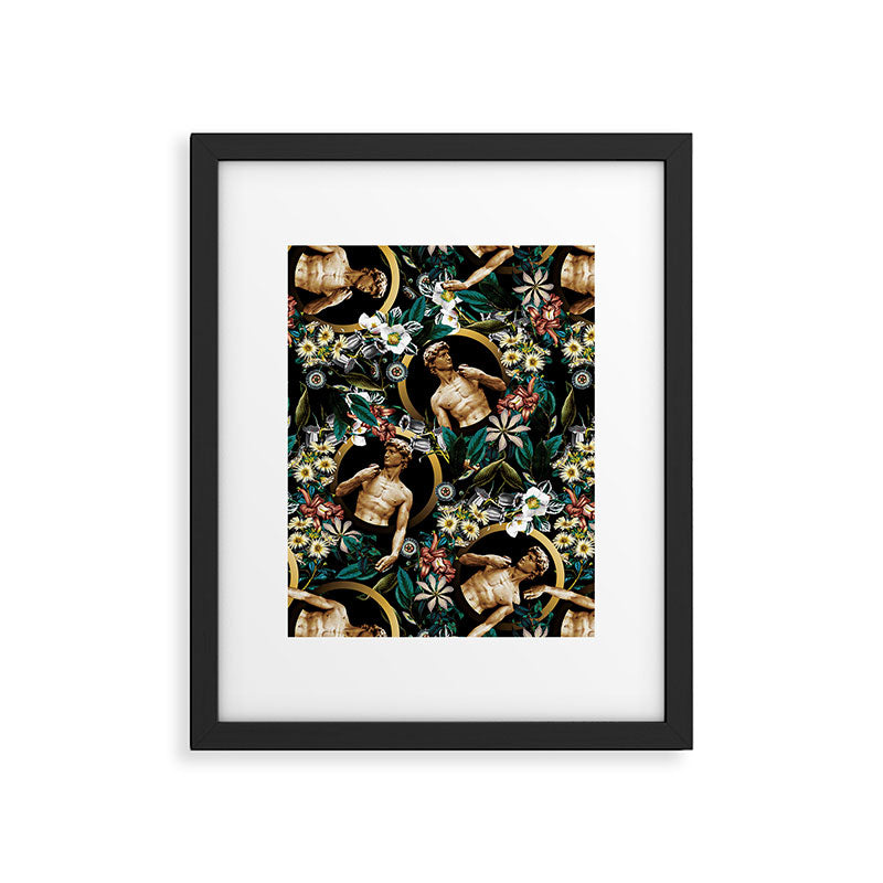 Michelangelo Buonarroti - David Framed Art Print Gallery Image 5