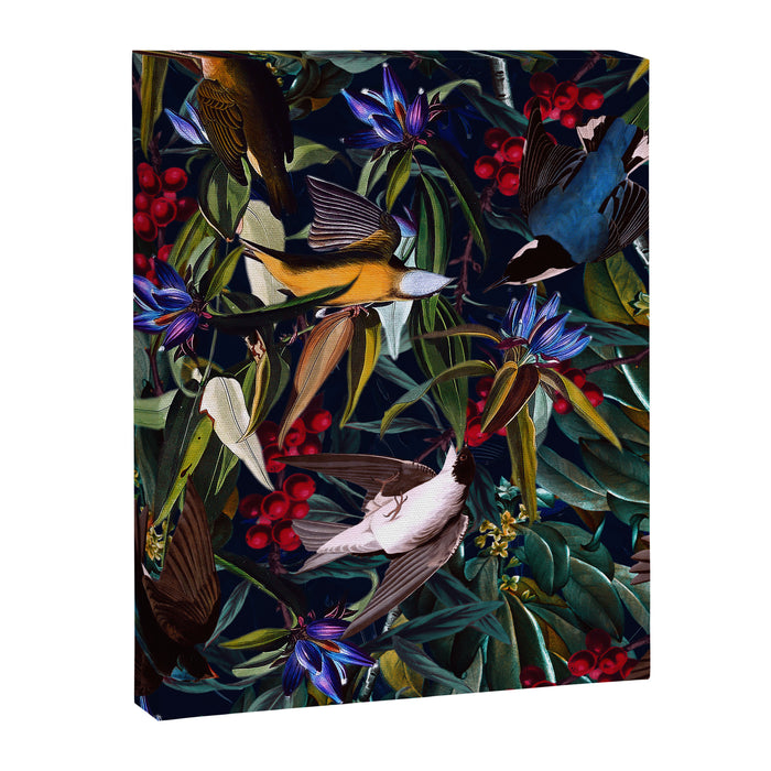 Midnight Birds I Canvas Print Gallery Image 1