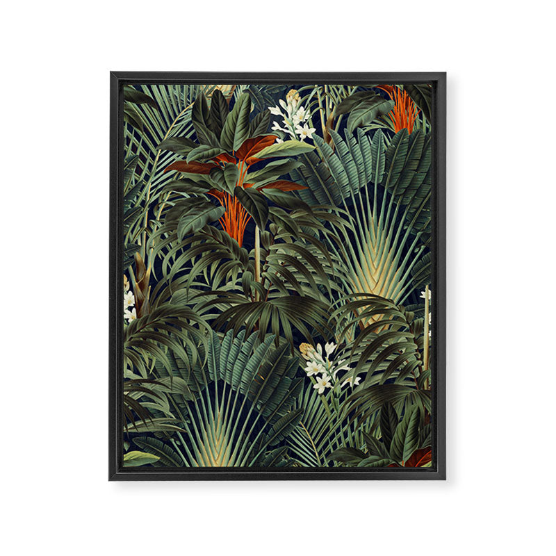 Midnight Forest  Framed Canvas Print Gallery Image 6