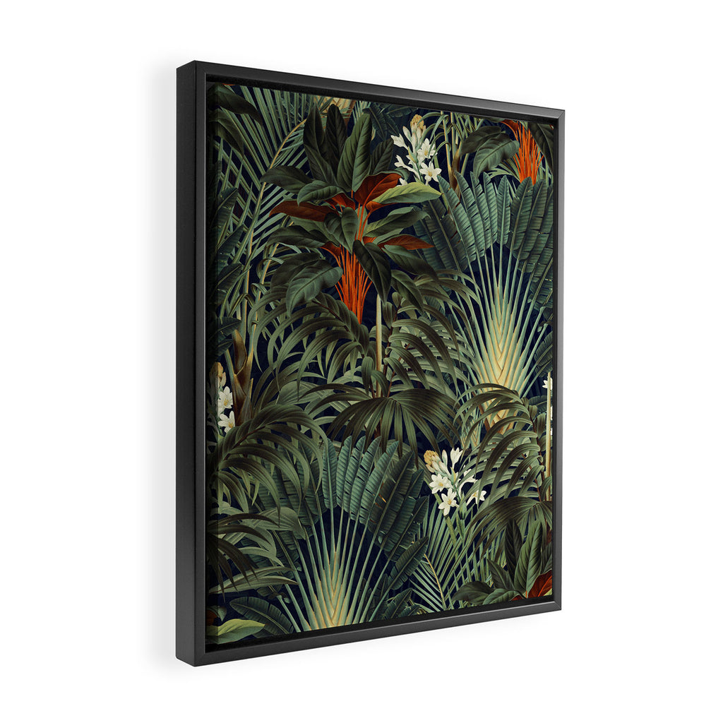 Midnight Forest  Framed Canvas Print Gallery Image 2