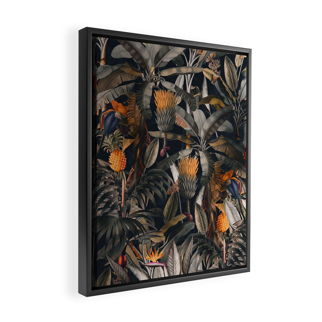 Midnight Forest III Framed Canvas Print Gallery Image 2