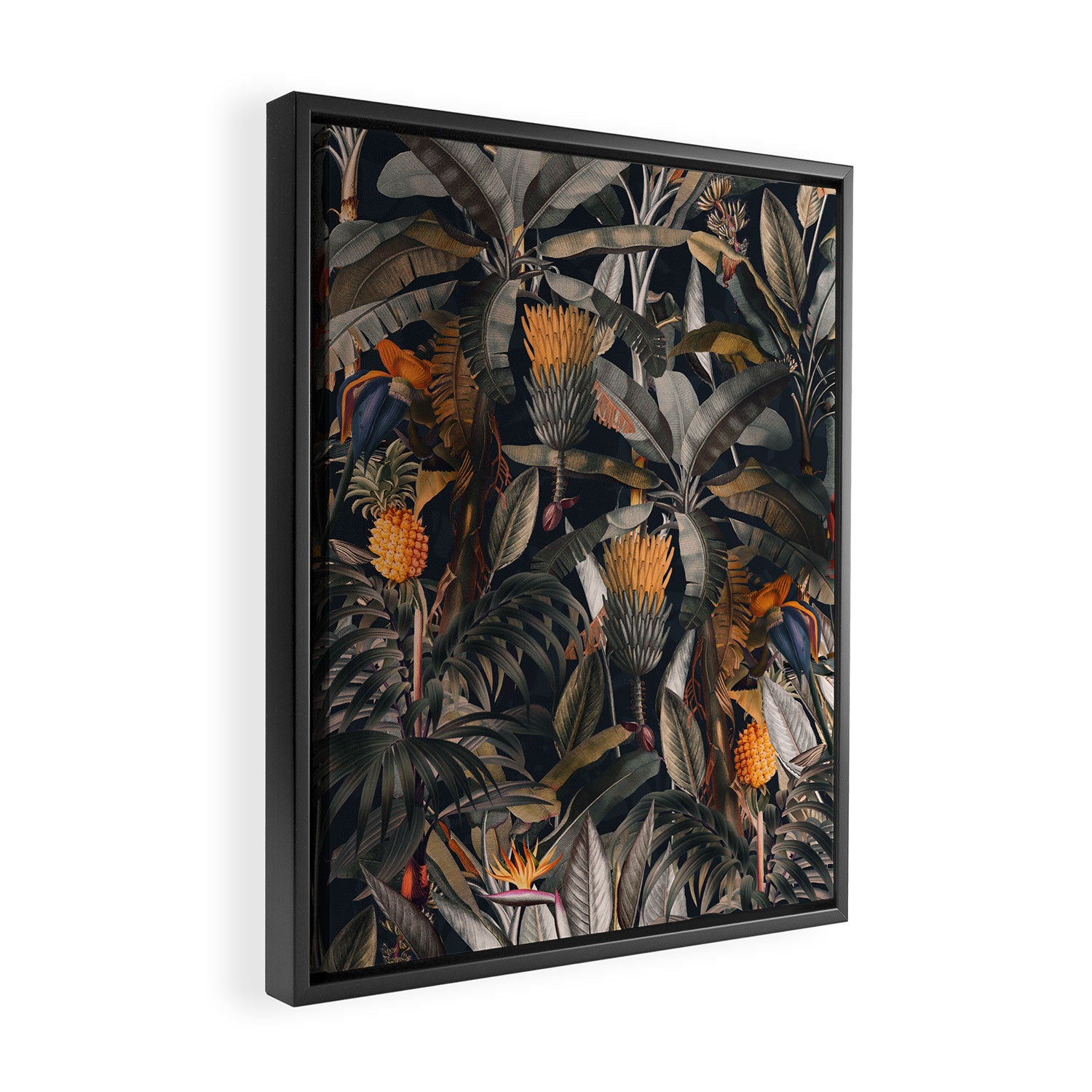 Midnight Forest III Framed Canvas Print Gallery Image 2