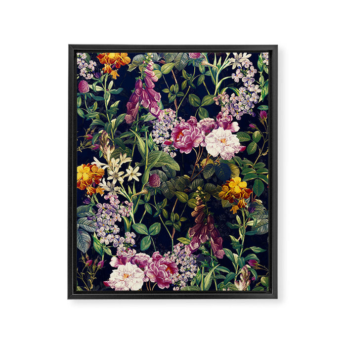 Midnight Forest VII Framed Canvas Print Gallery Image 1