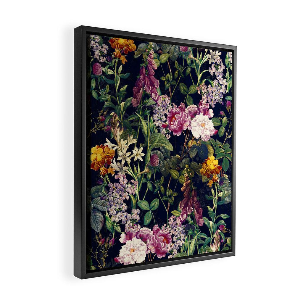 Midnight Forest VII Framed Canvas Print Gallery Image 2