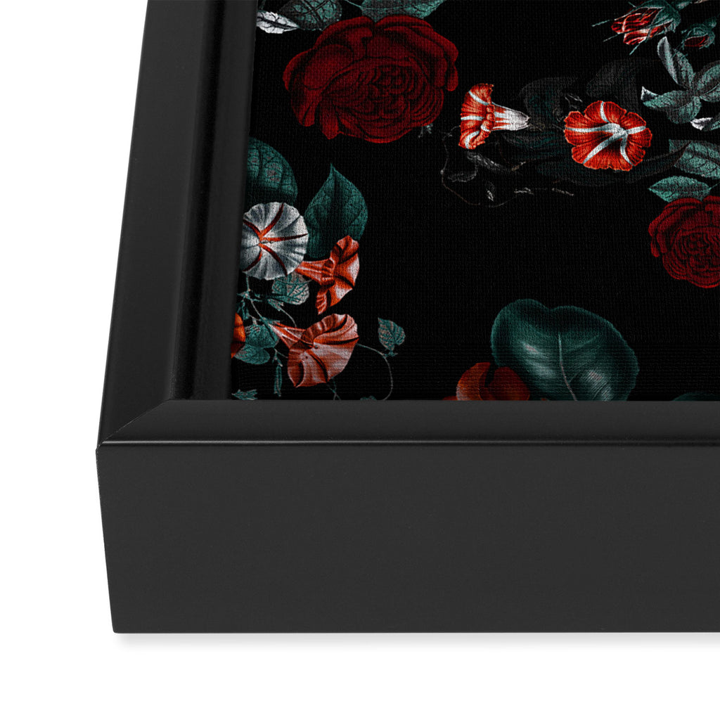 Midnight Garden II Framed Canvas Print Gallery Image 3