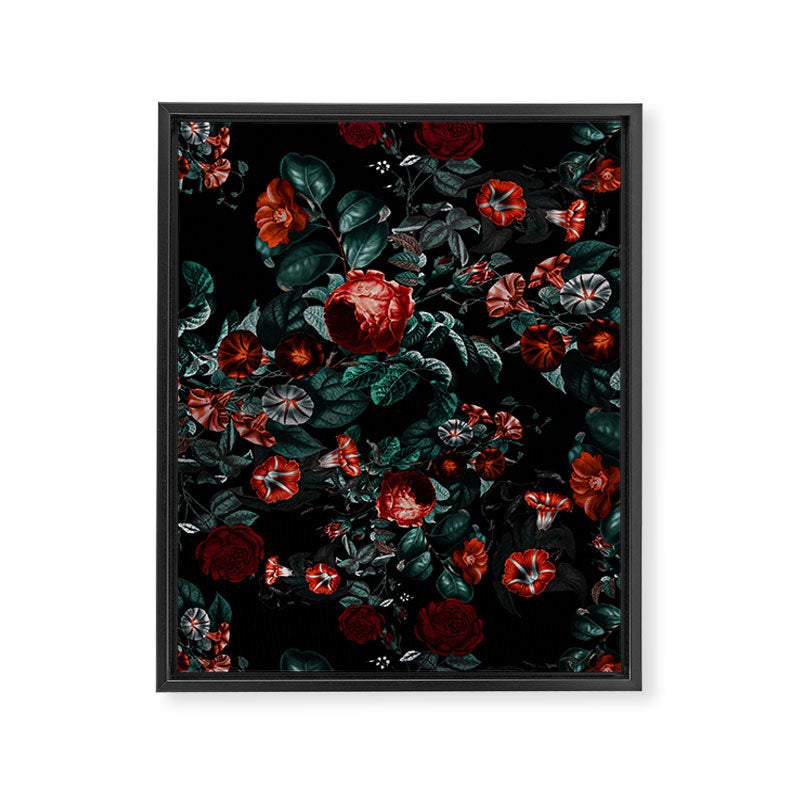 Midnight Garden II Framed Canvas Print Gallery Image 6