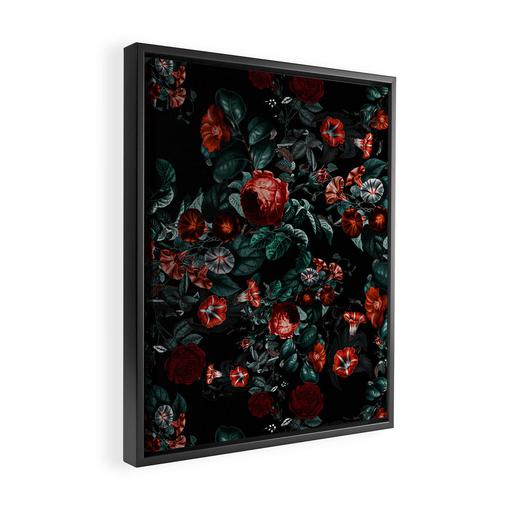 Midnight Garden II Framed Canvas Print Gallery Image 2