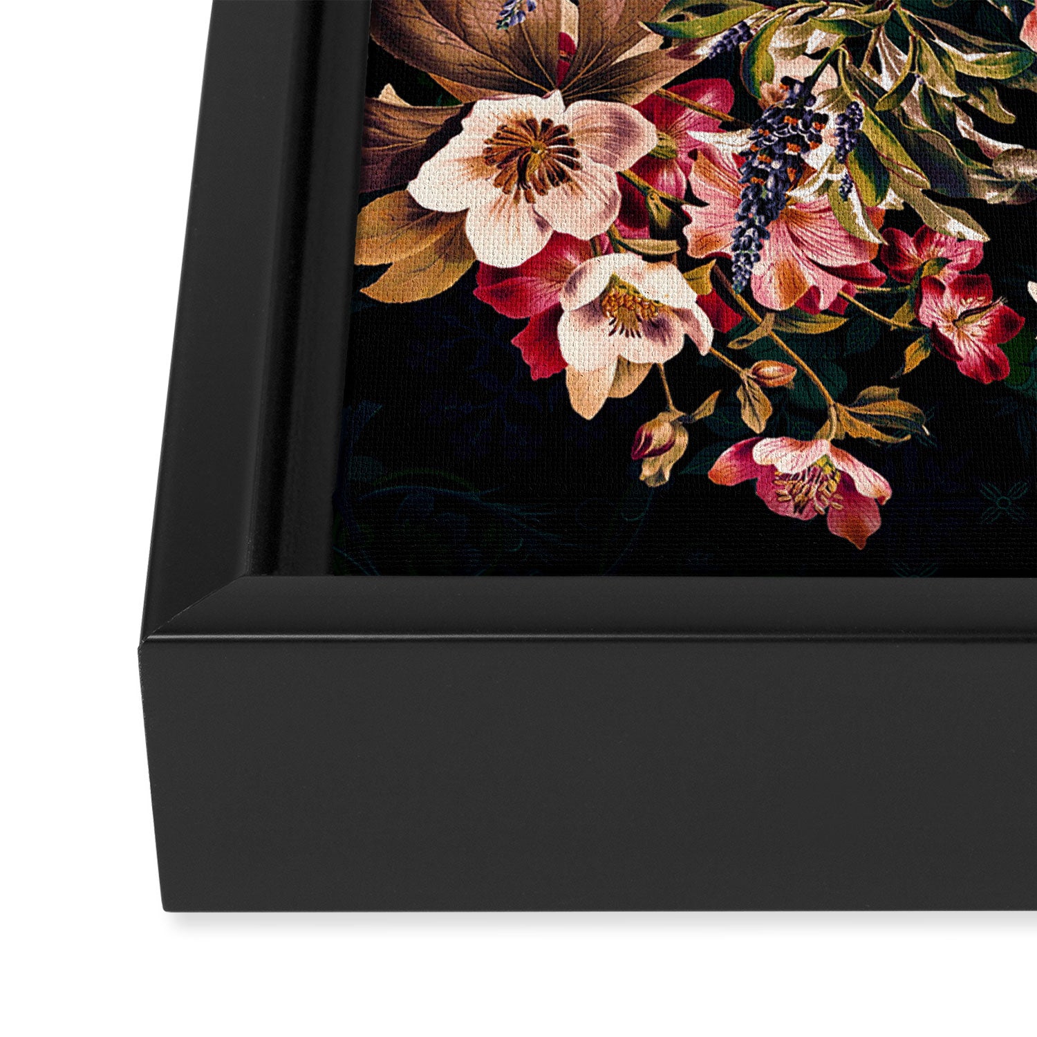 Midnight Garden VII Framed Canvas Print Gallery Image 3