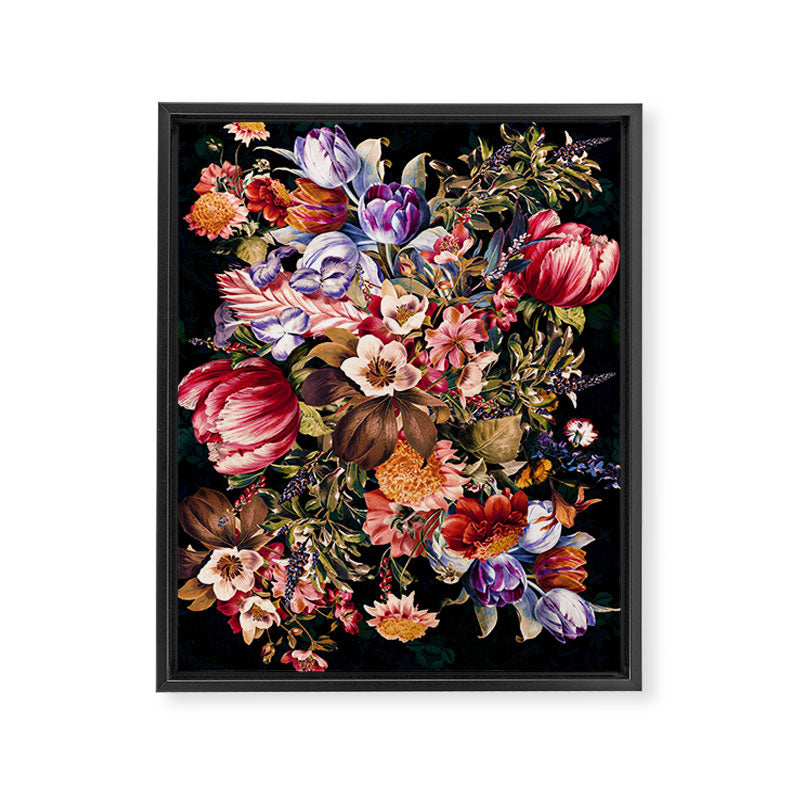 Midnight Garden VII Framed Canvas Print Gallery Image 6