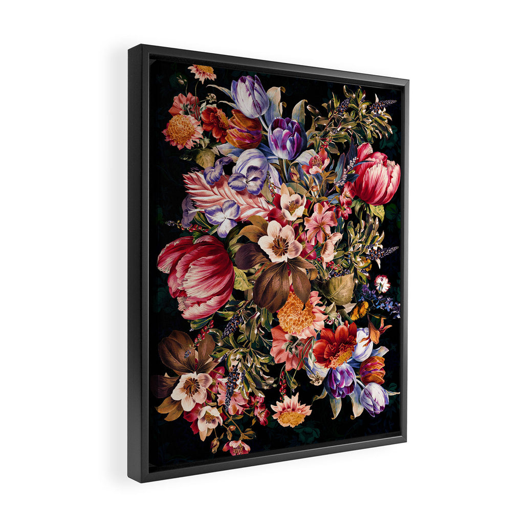 Midnight Garden VII Framed Canvas Print Gallery Image 2