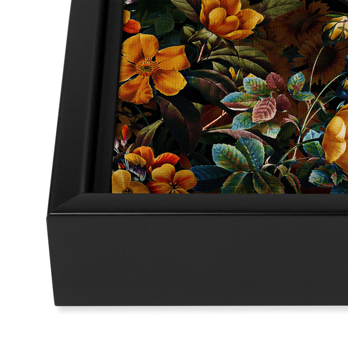 Midnight Garden VII Framed Canvas Print Gallery Image 3