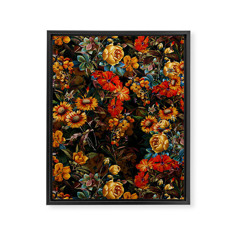 Midnight Garden VII Framed Canvas Print Gallery Image 6