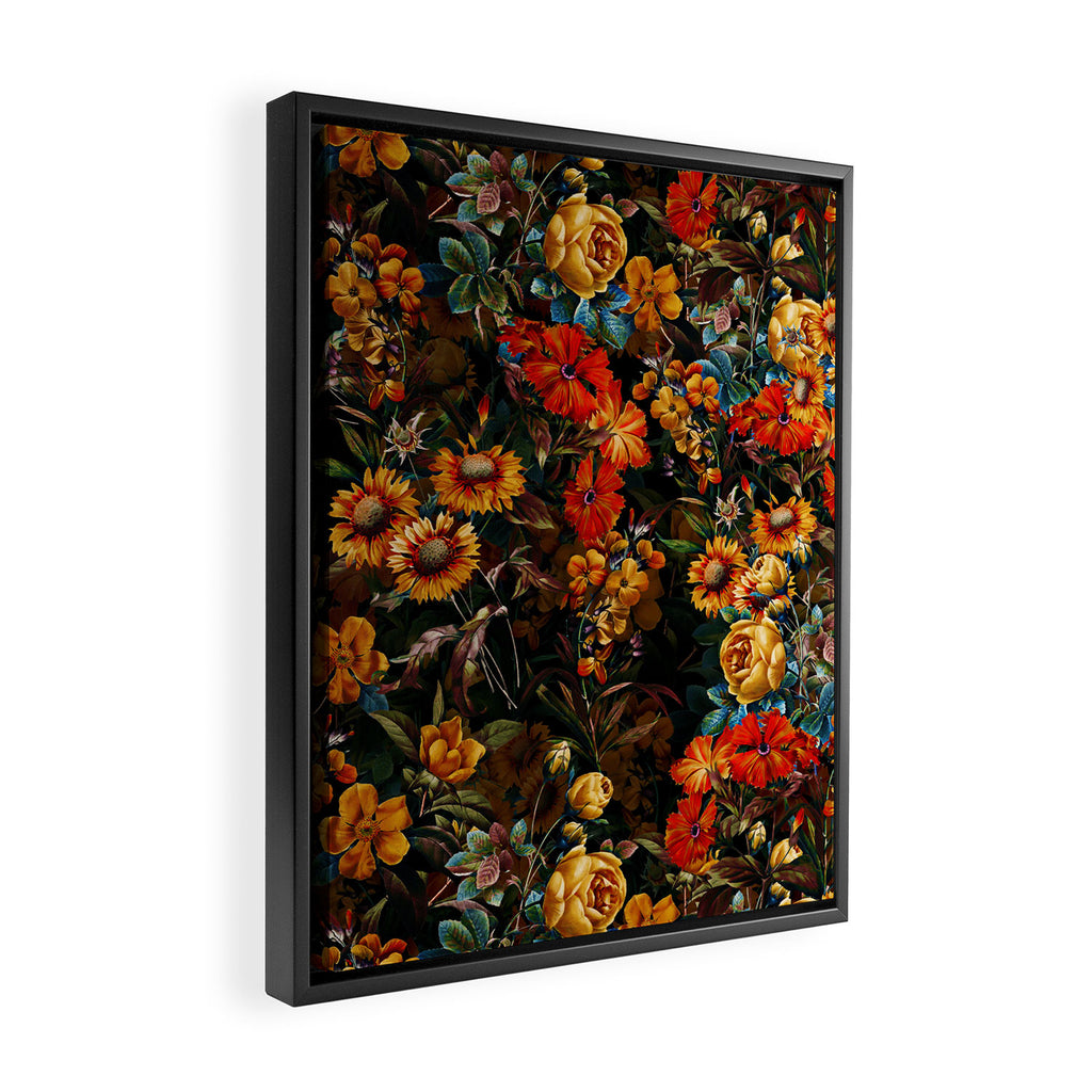 Midnight Garden VII Framed Canvas Print Gallery Image 2