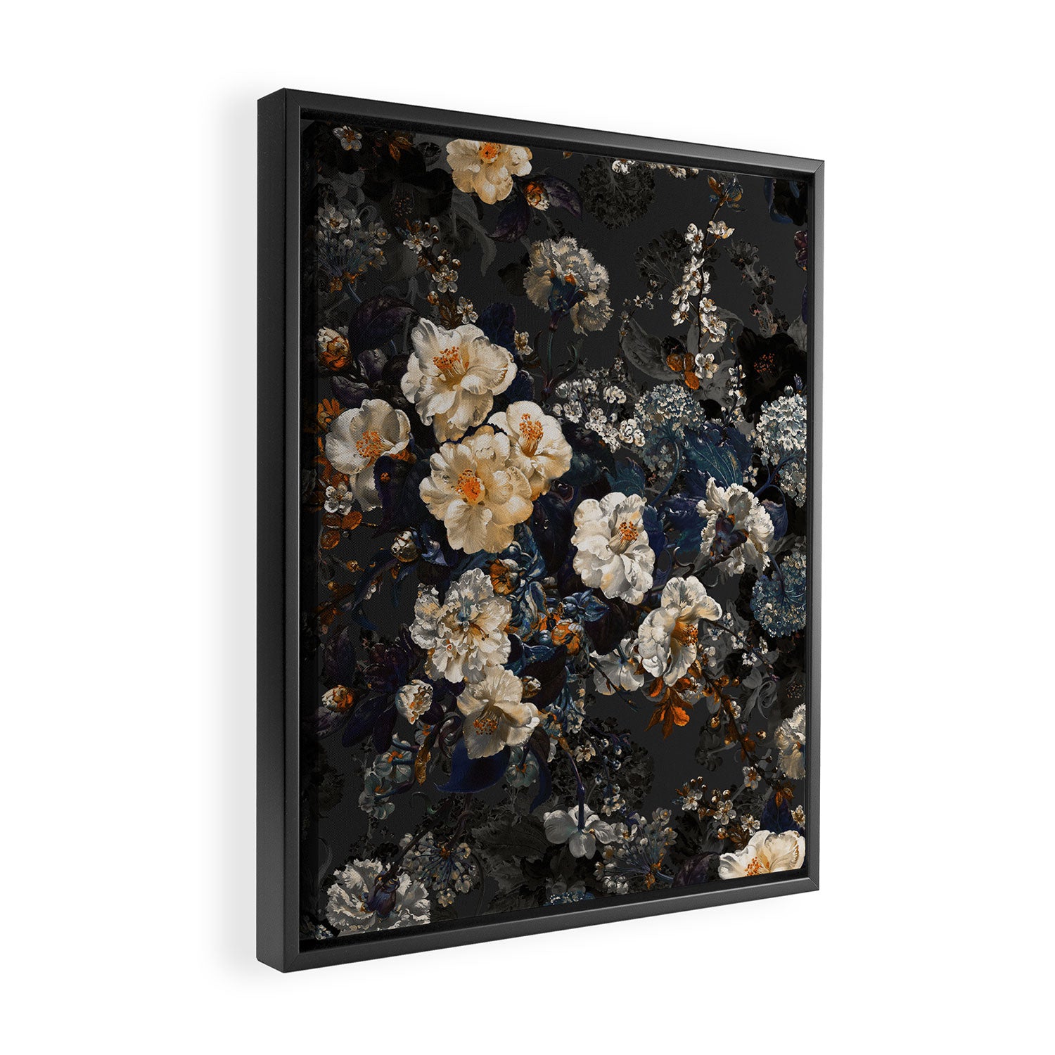 Midnight Garden XII Framed Canvas Print Gallery Image 2