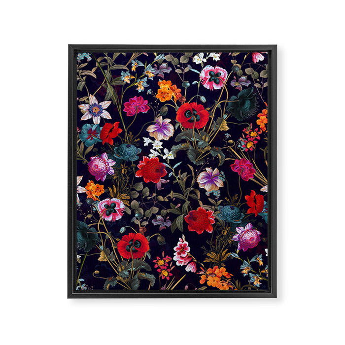 Midnight Garden XIX Framed Canvas Print Gallery Image 1