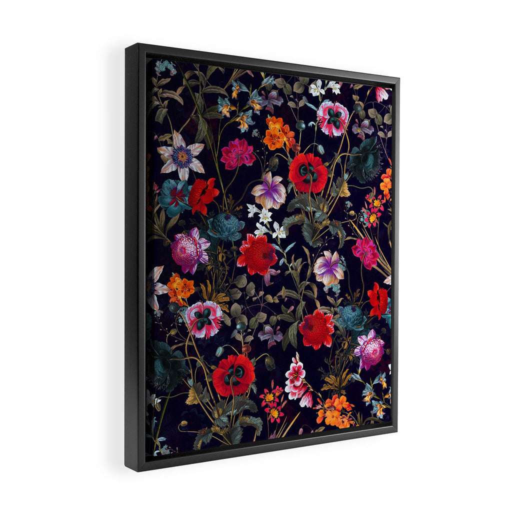 Midnight Garden XIX Framed Canvas Print Gallery Image 2