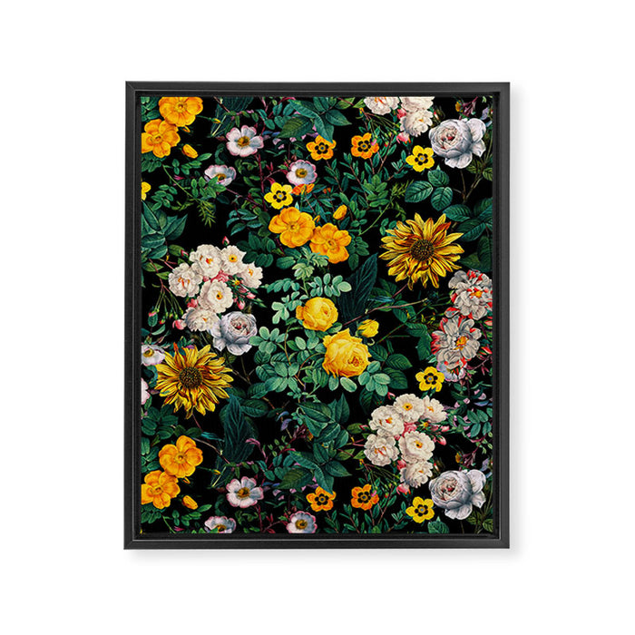 Midnight Garden XX Framed Canvas Print Gallery Image 1