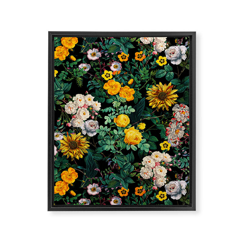 Midnight Garden XX Framed Canvas Print Gallery Image 6