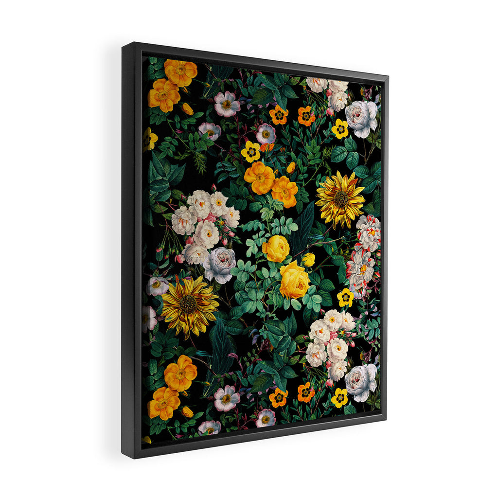 Midnight Garden XX Framed Canvas Print Gallery Image 2