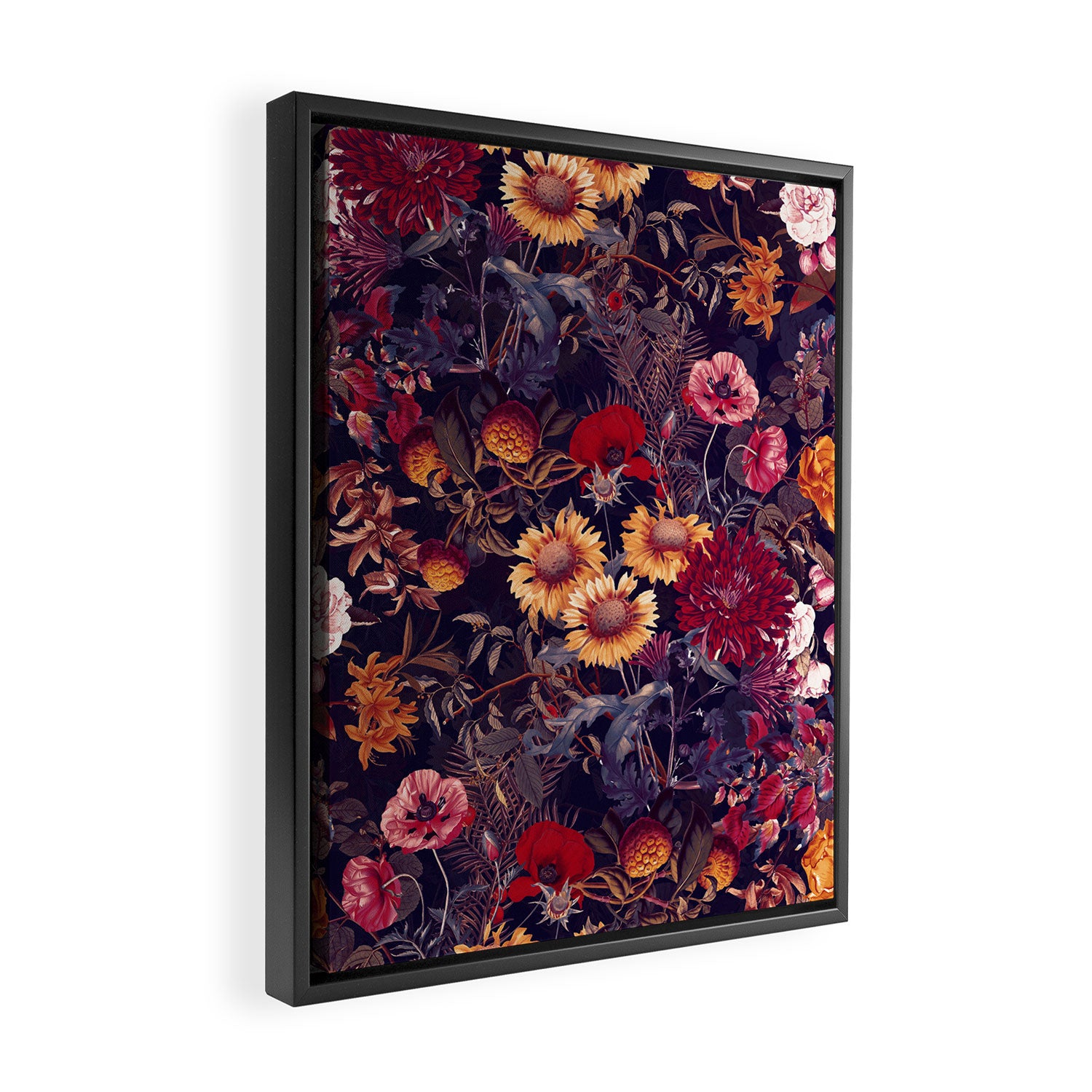 Midnight Garden IV Framed Canvas Print Gallery Image 2