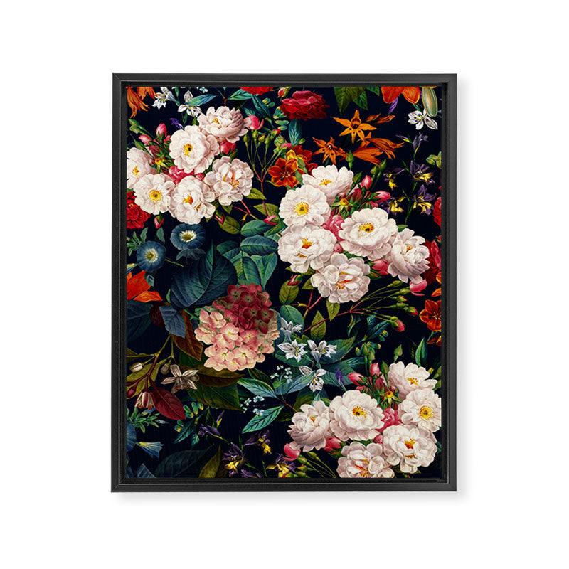 Midnight Garden XXV Framed Canvas Print Gallery Image 6