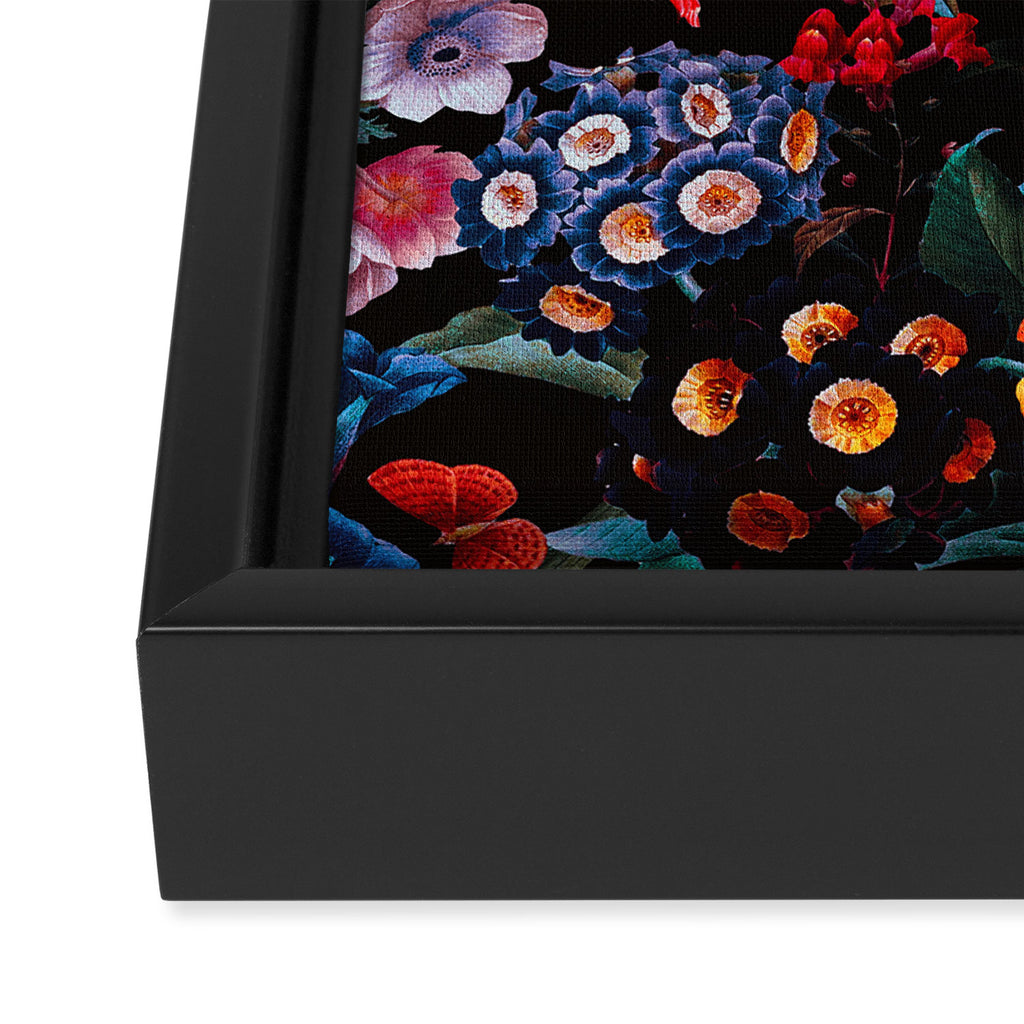 Midnight Garden XVI Framed Canvas Print Gallery Image 3